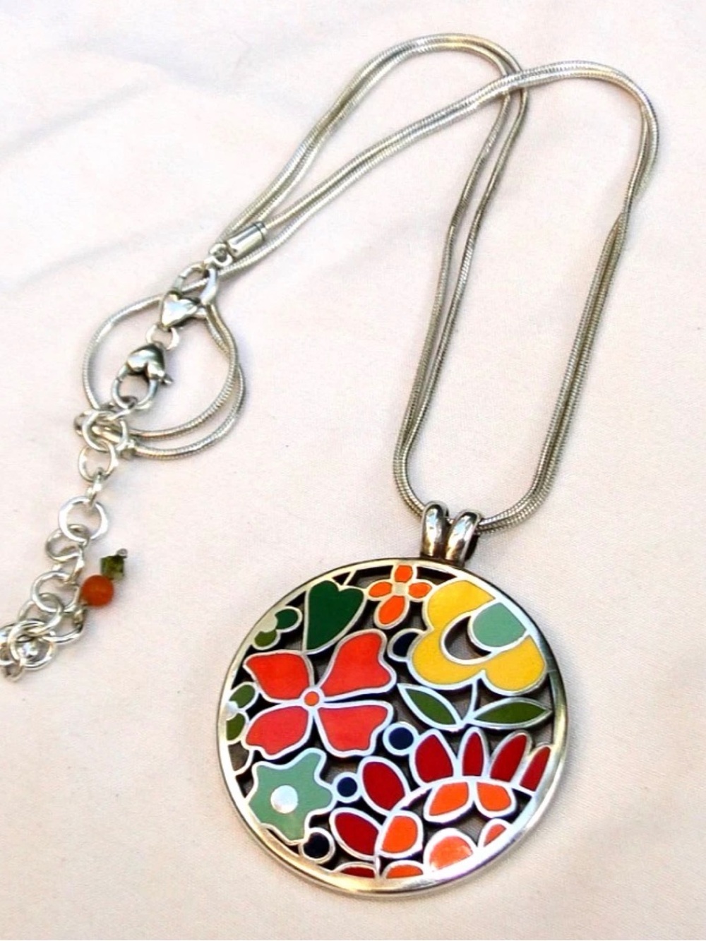 🌸 RARE Brighton ‘Midnight Meadow Garden’ collection Necklace - RETIRED!